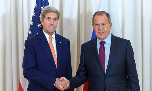 John Kerry con Sergei Lavrov EEUU y Rusia acuerdan impulsar “un nuevo cese el fuego” en Siria